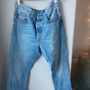 Levi 501s Light Wash